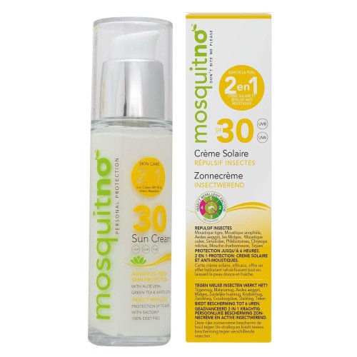 MosquitNo Sonnencreme SPF30 - 2 in 1 Sonnenschutz und MosquitNo Sonnencreme SPF30 - 2 in 1 Sonnenschutz und